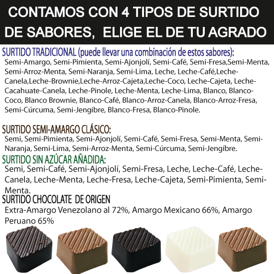 Caja Metálica 15 Chocolates, Rekko, diseño: "Te Amo Mucho"
