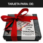 Caja Rígida 25 Chocolates, Puebla diseño: "Feliz Día Abuelito"