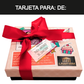 Caja Rígida 25 Chocolates, Puebla-Foto diseño: "Feliz Cumple Logo" (tenemos diferentes colores)