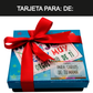 Caja Rígida 25 Chocolates, Puebla diseño: "Hijo estoy muy orgullos@ de ti"