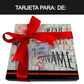 Caja Rígida 25 Chocolates, Puebla diseño: "Por favor Perdóname"