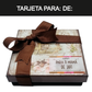 Caja Rígida 25 Chocolates, Puebla diseño: "Vintage Desgastado"