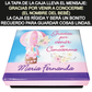 Caja Rígida con 27 Chocolates "Gracias por Venir a Conocerme". Diseño: Unicornio en Globo
